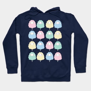 Sheep Illustration Pattern Hoodie